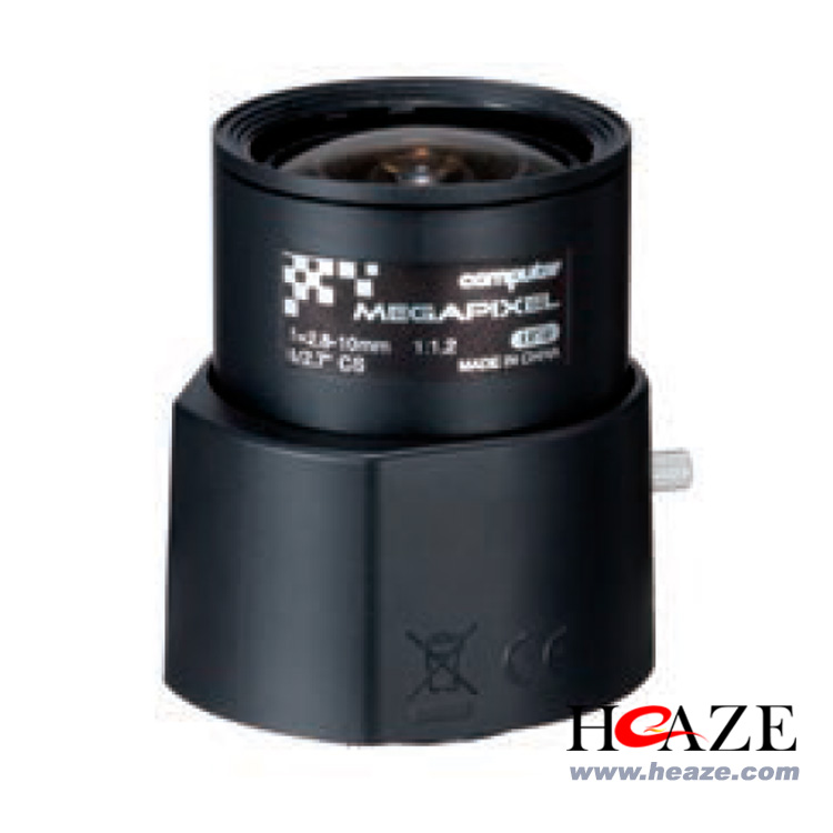 AG4Z2812FCS-MPIR Computar鏡頭300萬(wàn)像素2.8-10mm自動(dòng)光圈鏡頭