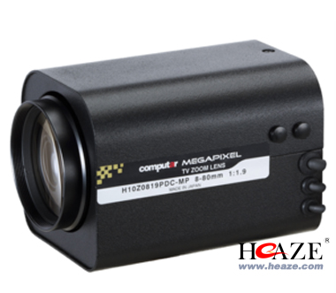 H10Z0819PDC-MP Computar鏡頭 百萬(wàn)像素電動(dòng)變倍預(yù)置位鏡頭