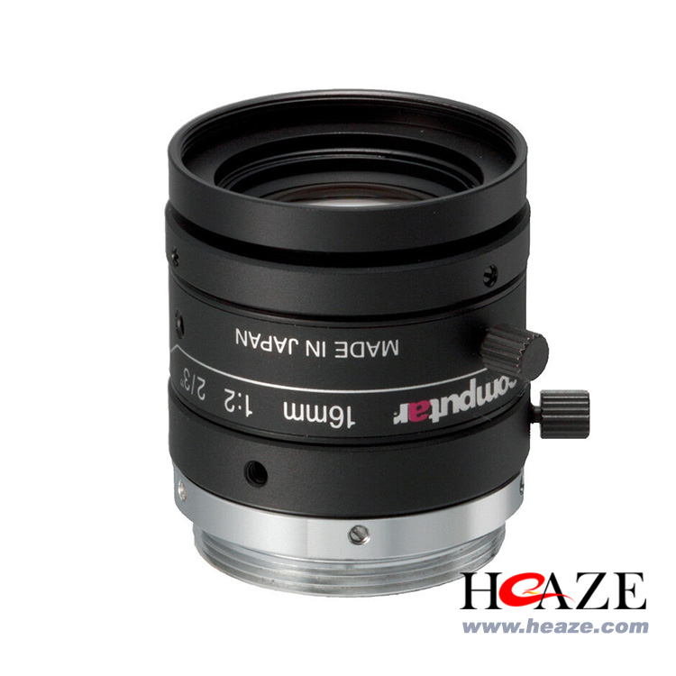 M1620-MPW2 Computar康標(biāo)達500萬像素16mm低畸變工業(yè)鏡頭
